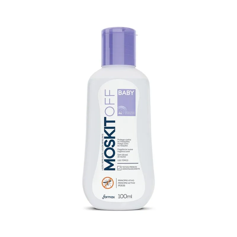 Repelente Loção Baby Moskitoff 100ml Farmax