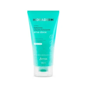 Sabonete Líquido Esfoliante Erva Doce Hidraderm 180ml Farmax