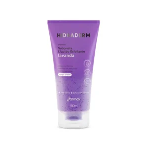 Sabonete Líquido Esfoliante Lavanda Hidraderm 180ml Farmax