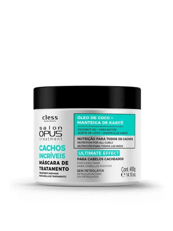 Máscara de Tratamento Salon Opus Cachos Incríveis 400g Cless