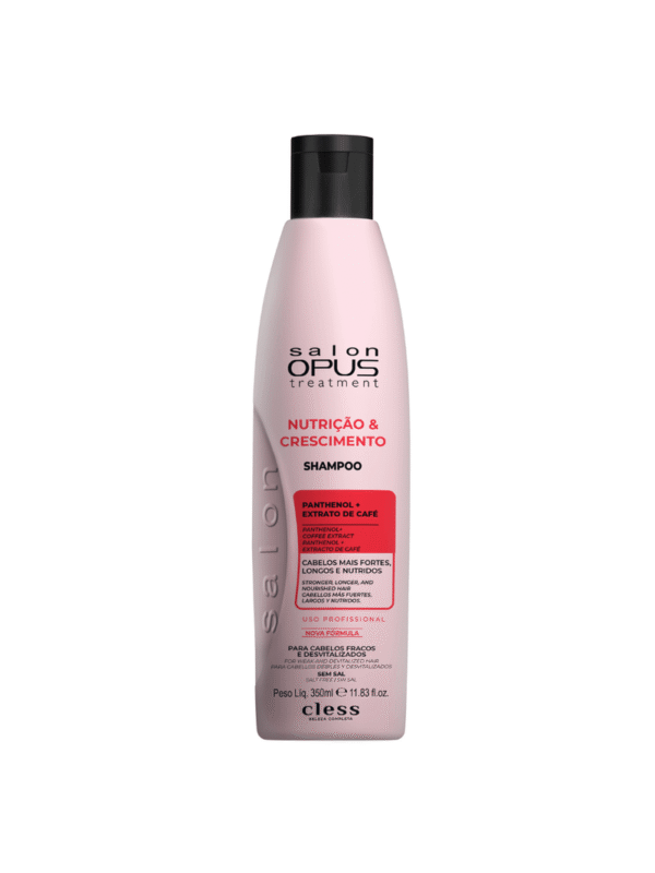 Salon Opus Shampoo Nutrição & Crescimento 350ml Cless
