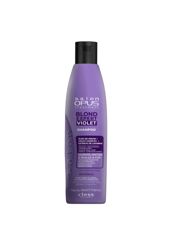 Shampoo Blond Expert Violet Salon Opus 350ml Cless