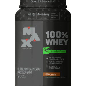 100% Whey Dino Cappuccino 900g Max Titanium