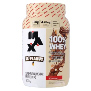 100% Whey Dr. Peanut Bueníssimo 900g Max Titanium