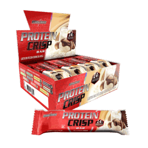 Barra Protein Crisp Leite Ninho com Creme de Avelã Caixa C/12x45g Integralmédica