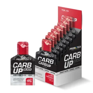 Carb Up Gel Black Morango Caixa C/10 Sachês com 30g Probiótica