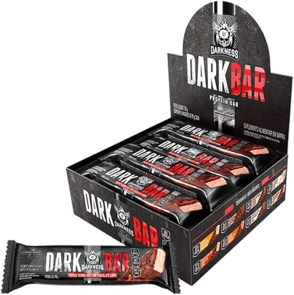 Dark Bar Frutas Vermelhas com Chocolate Caixa C/8X90g Integralmédica
