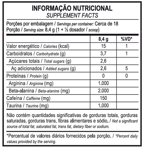 Hórus Pre Workout Blue Ice 150g Max Titanium - Imagem 2