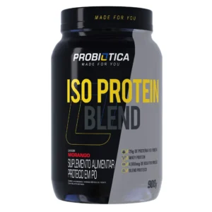 Iso Protein Blend Morango 900g Probiótica