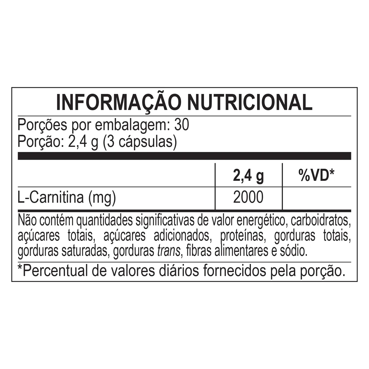 L-Carnitine 2000 90 Cáps. Bodyaction - Imagem 2