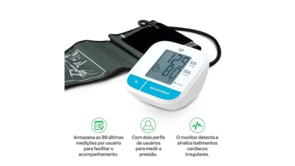 Monitor De Pressão Arterial de Braço Multilaser - Imagem 2