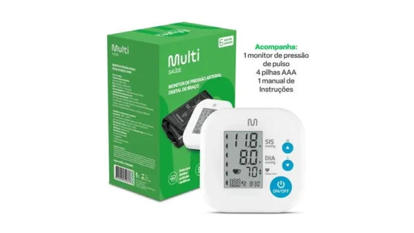Monitor de Pressão Arterial Digital de Braço Multilaser - Imagem 5