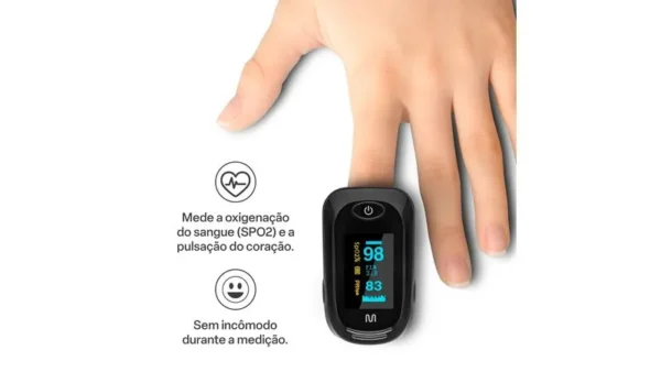 Oxímetro de Pulso 2 Pilhas AAA Multilaser - Imagem 2