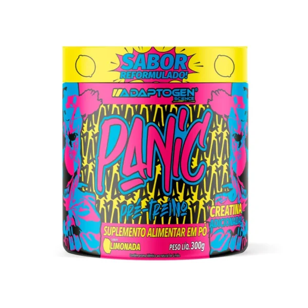Panic Pré Treino Limonada 300g Adaptogen