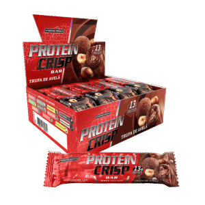 Barra Protein Crisp Trufa de Avelã Caixa C/12X45g Integralmedica