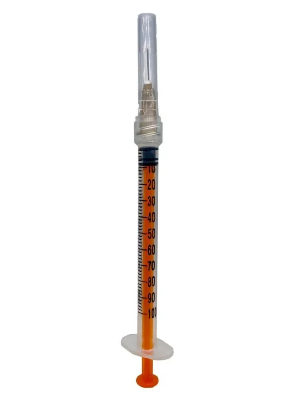 Seringa Hipodérmica Luer Lock 1ml Agulha 0,45X13mm SR