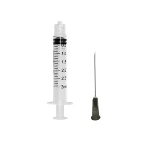 Seringa Hipodérmica Luer Lock 3ml Agulha 0,25X7mm SR