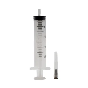 Seringa Hipodérmica Luer Slip 20ml Agulha 0,25X0,7mm SR