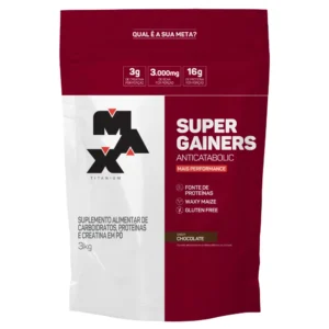 Super Gainers Chocolate 3Kg Refil Max Titanium