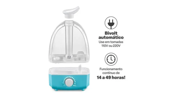 Umidificador de Ar Clear Tank 3,2 Litros Bivolt Multilaser - Imagem 3