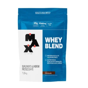 Whey Blend Chocolate 1,8Kg Refil Max Titanium