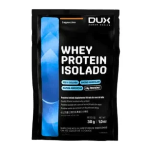 Whey Protein Isolado Cappuccino Caixa C/10 Sachês de 27g Dux