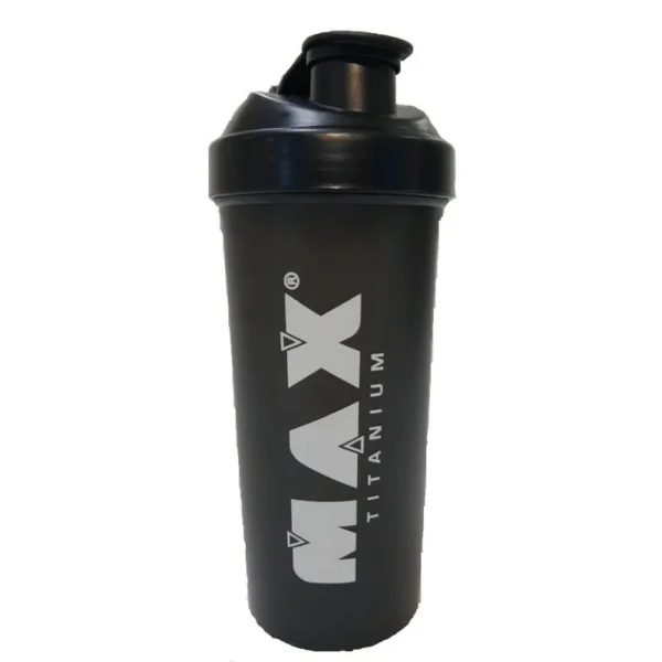 Coqueteleira Preta 700ml Max Titanium
