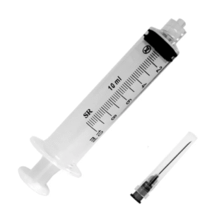 Seringa Hipodérmica Luer Lock 10ml Agulha 0,25X7mm SR